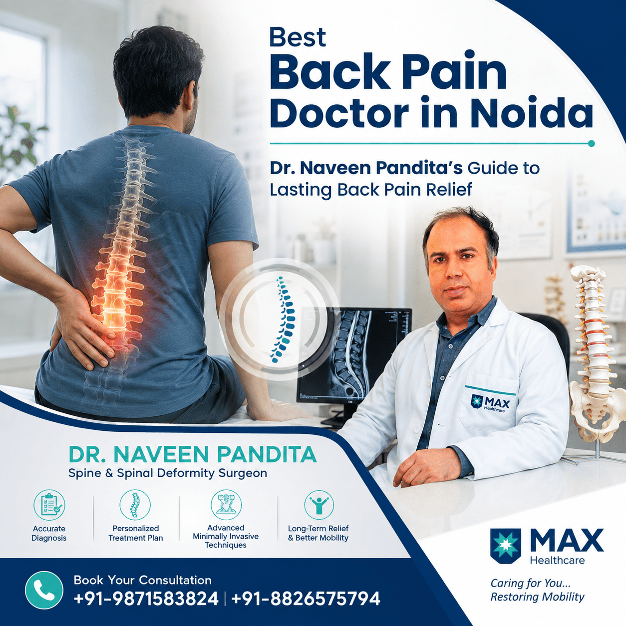 Best Back Pain Doctor in Noida | Dr Naveen Pandita