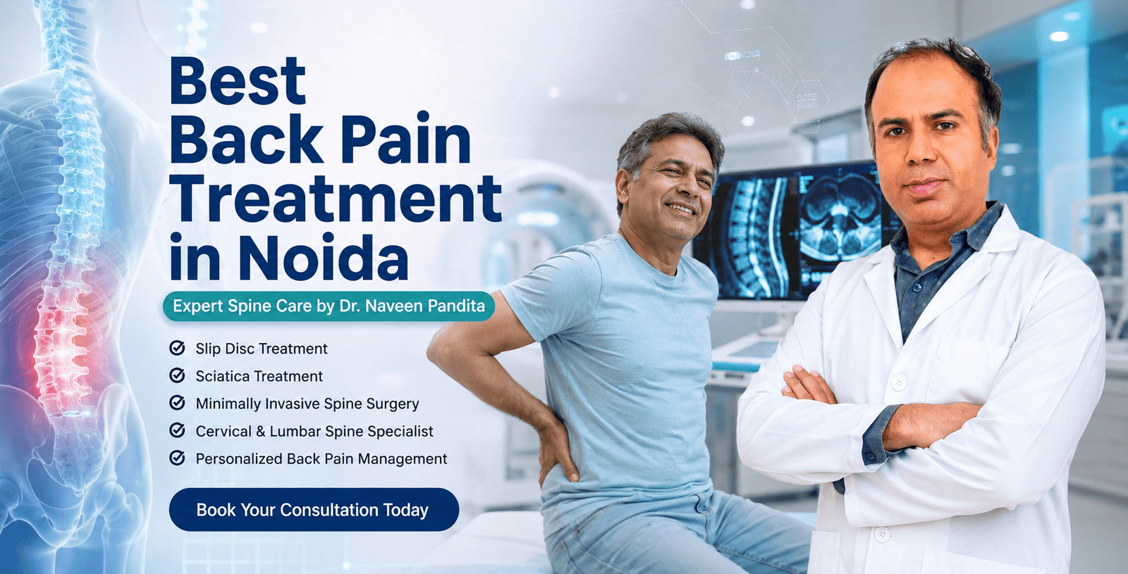 Best Back Pain Treatment in Noida | Dr Naveen Pandita | Best Spine Surgeon in Noida