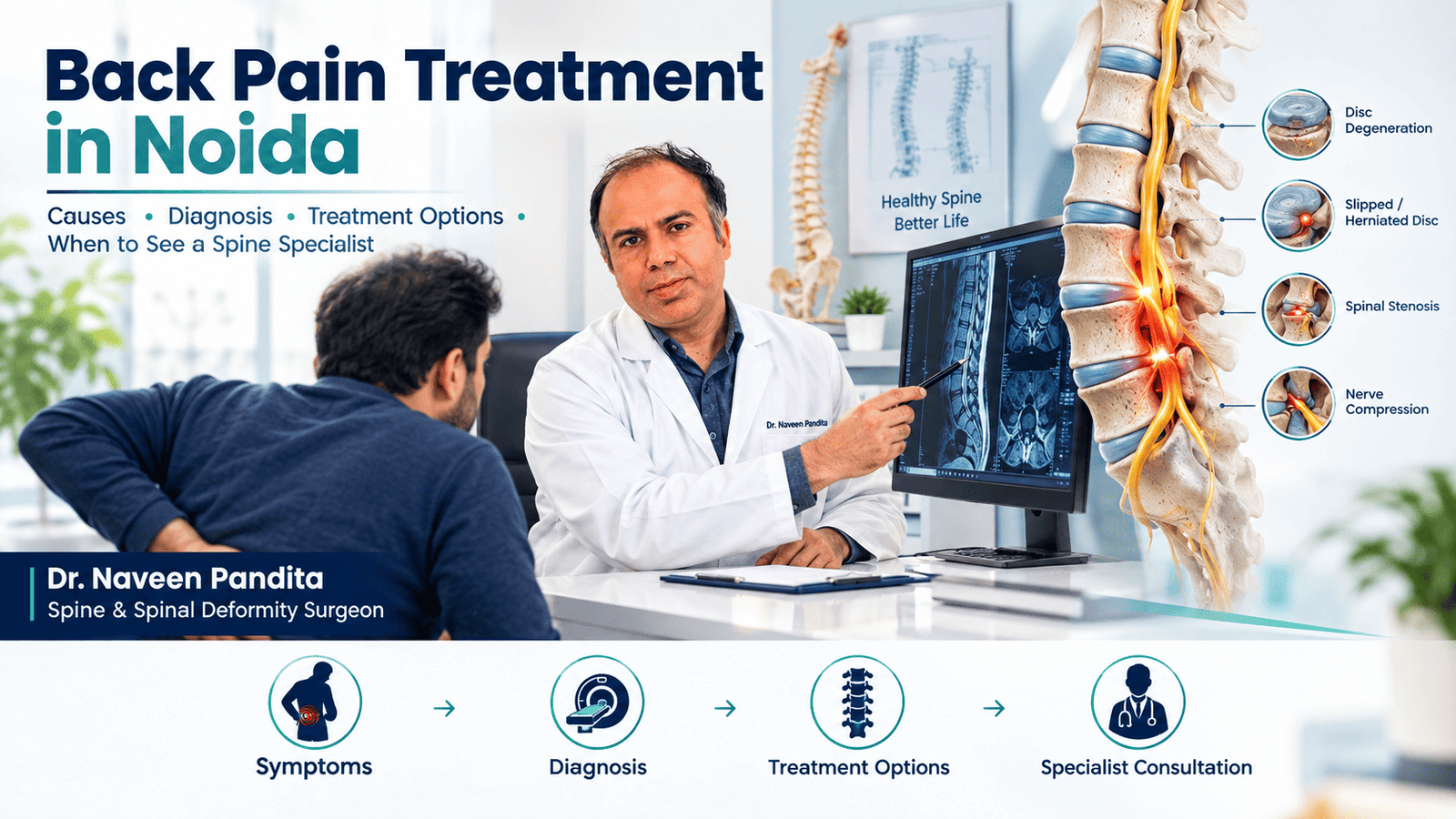 Back Pain Treatment in Noida | Dr Naveen Pandita