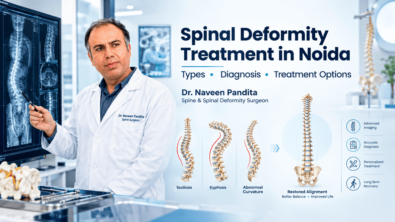 Spinal Deformity Treatment in Noida | Dr Naveen Pandita